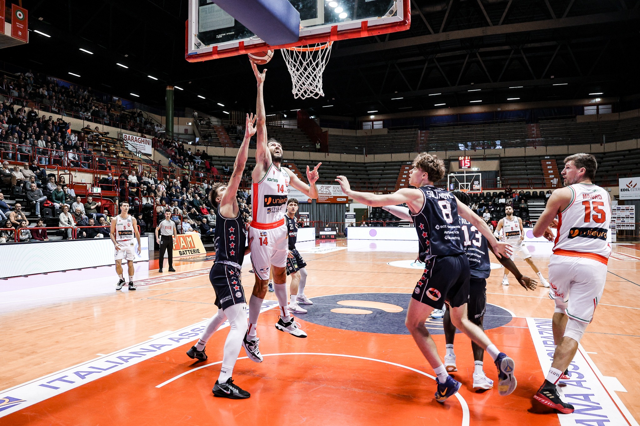 basket Unieuro Forlì e Piacenza Davide Pascolo