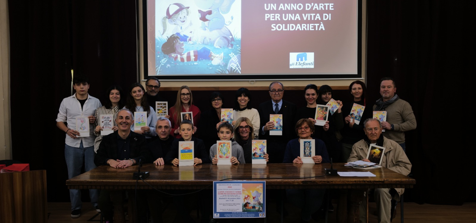 presentazione calendario 2024 Gli Elefanti