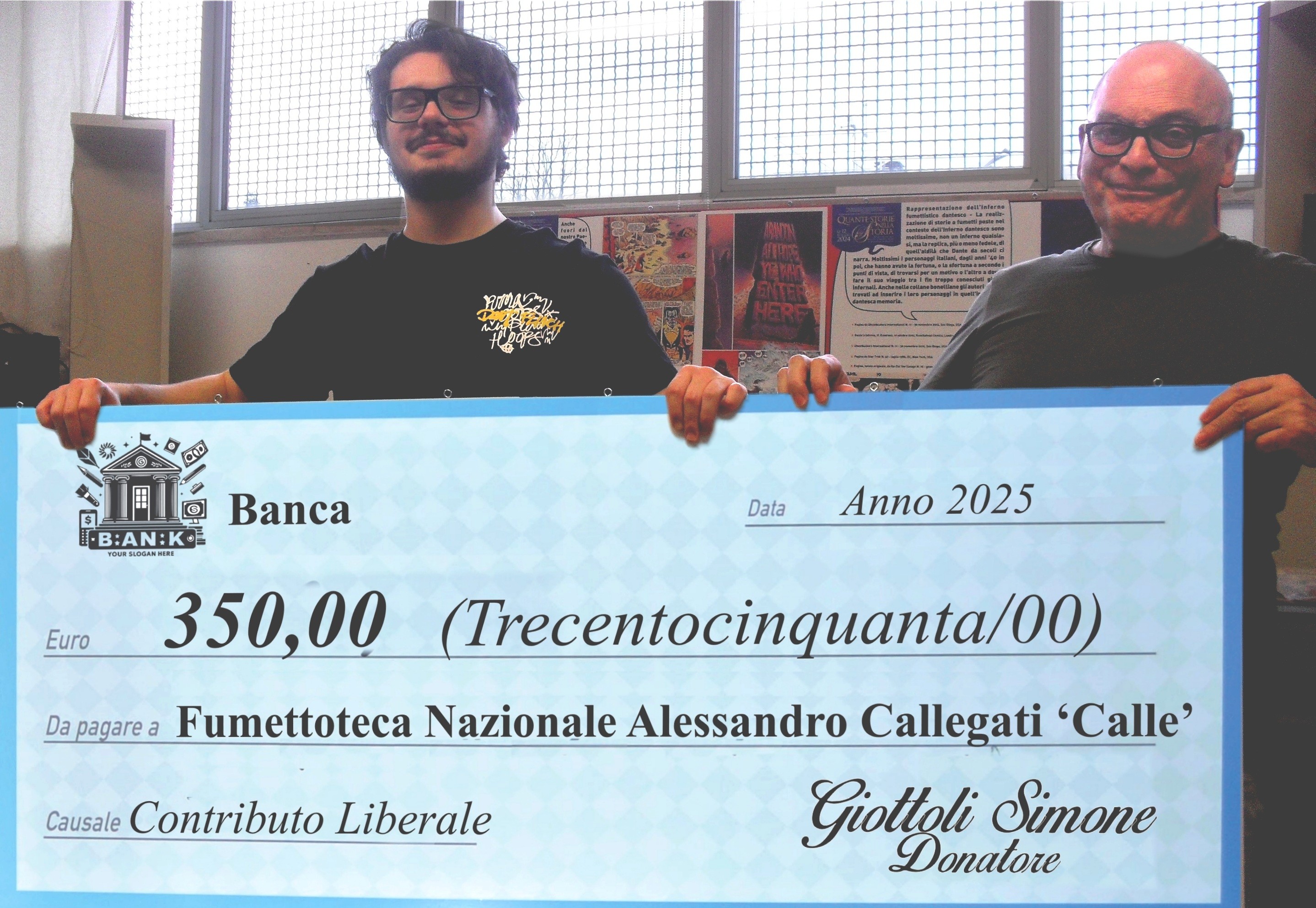 img of Alla Fumettoteca una donazione liberale da Simone Giottoli