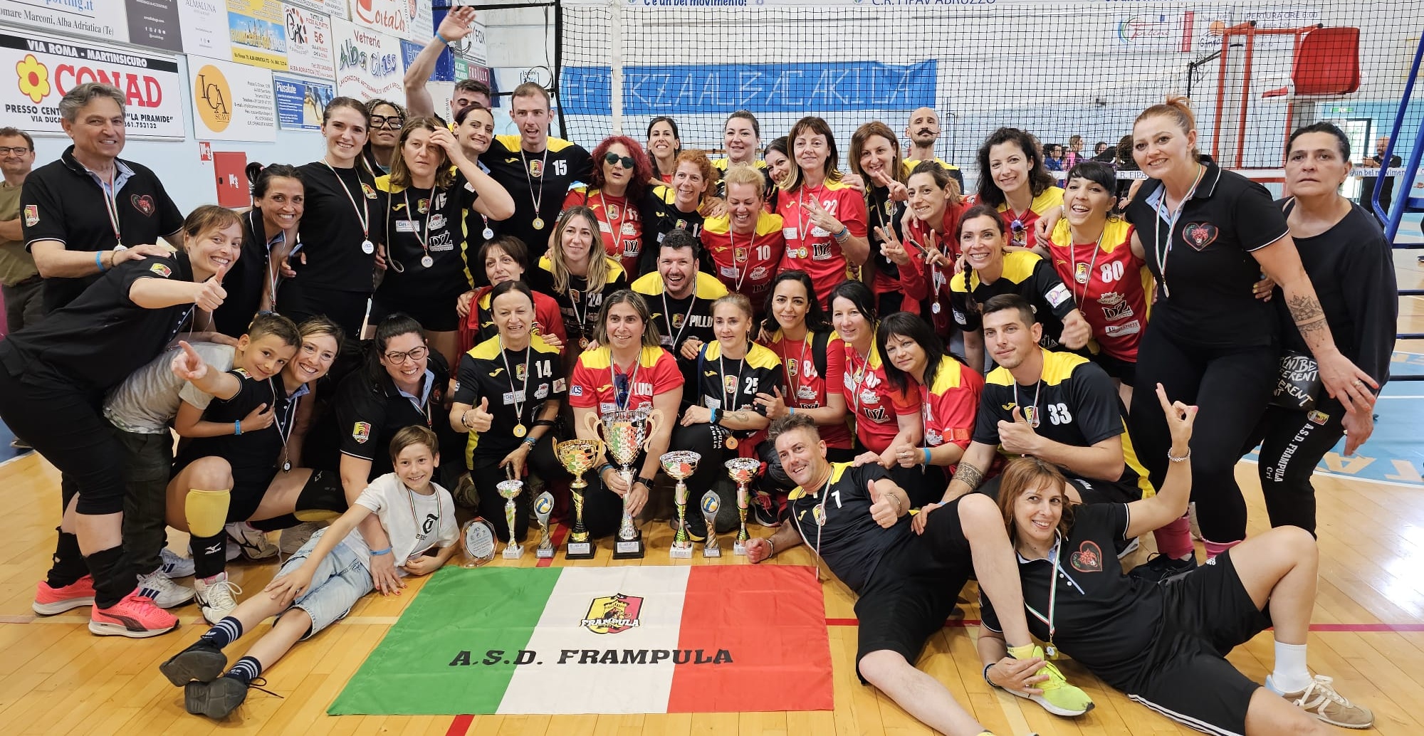 img of L’Asd Frampula trionfa nel catch ‘n serve ball femminile e maschile allo “Sport senza confini”