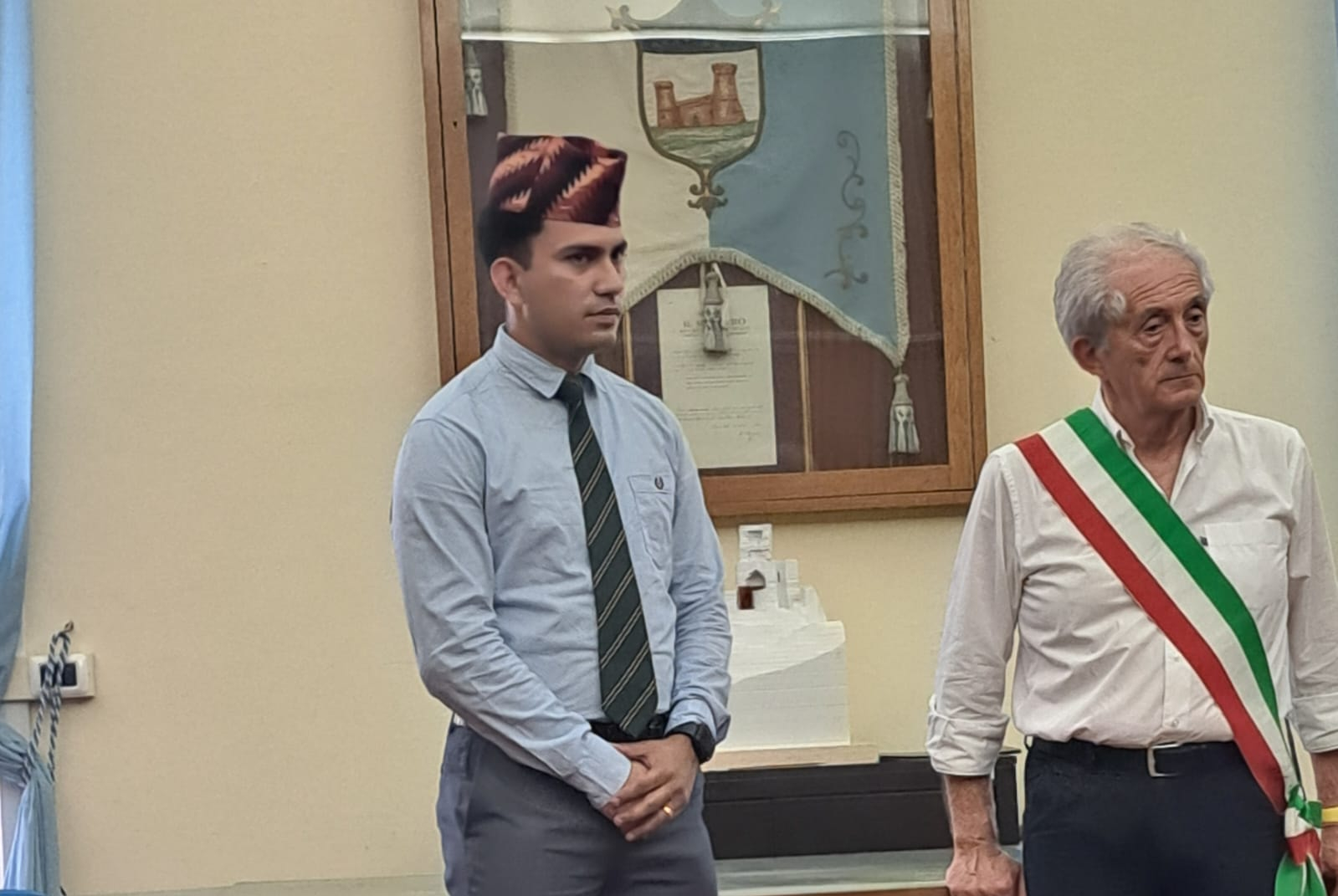 La visita del Maggiore Avinash Chhetry