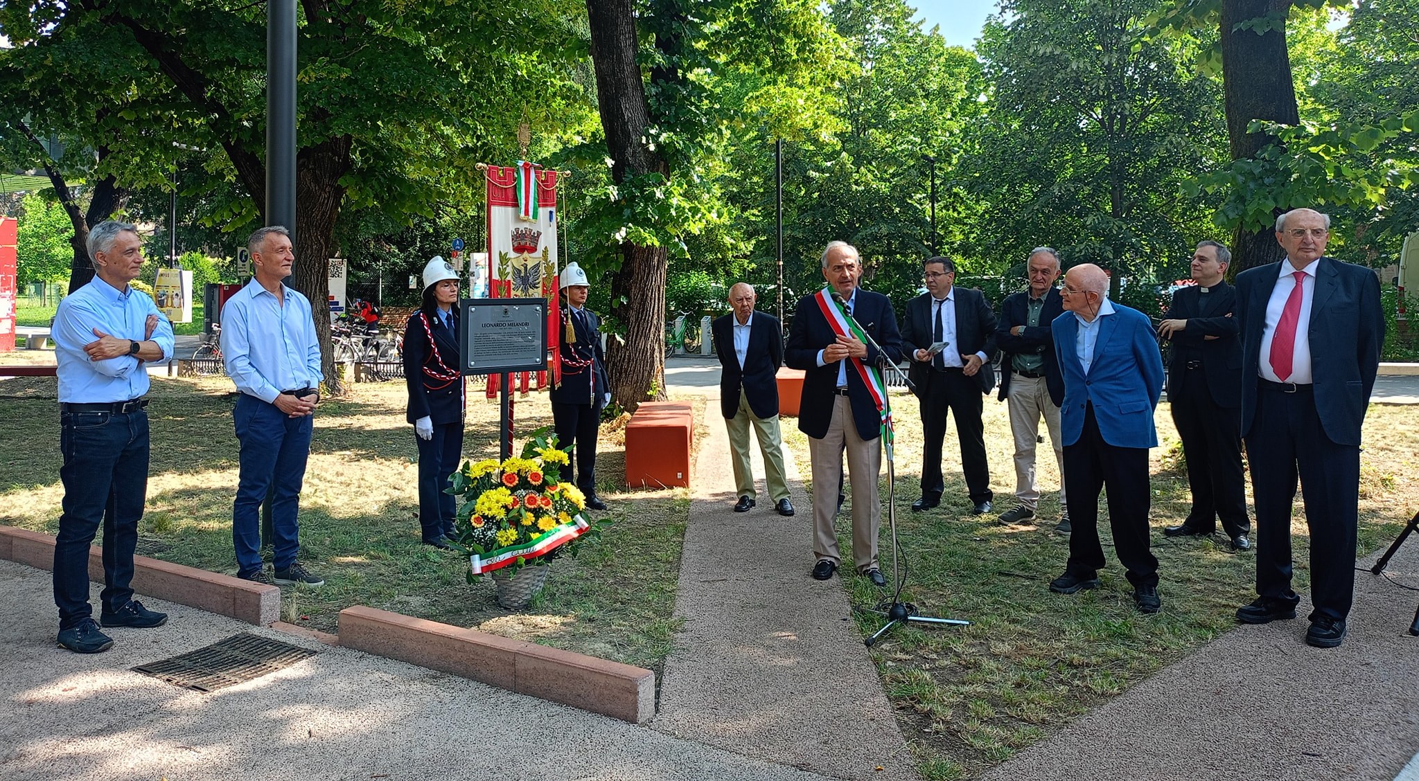 img of Scoprimento della targa dedicata a Leonardo Melandri