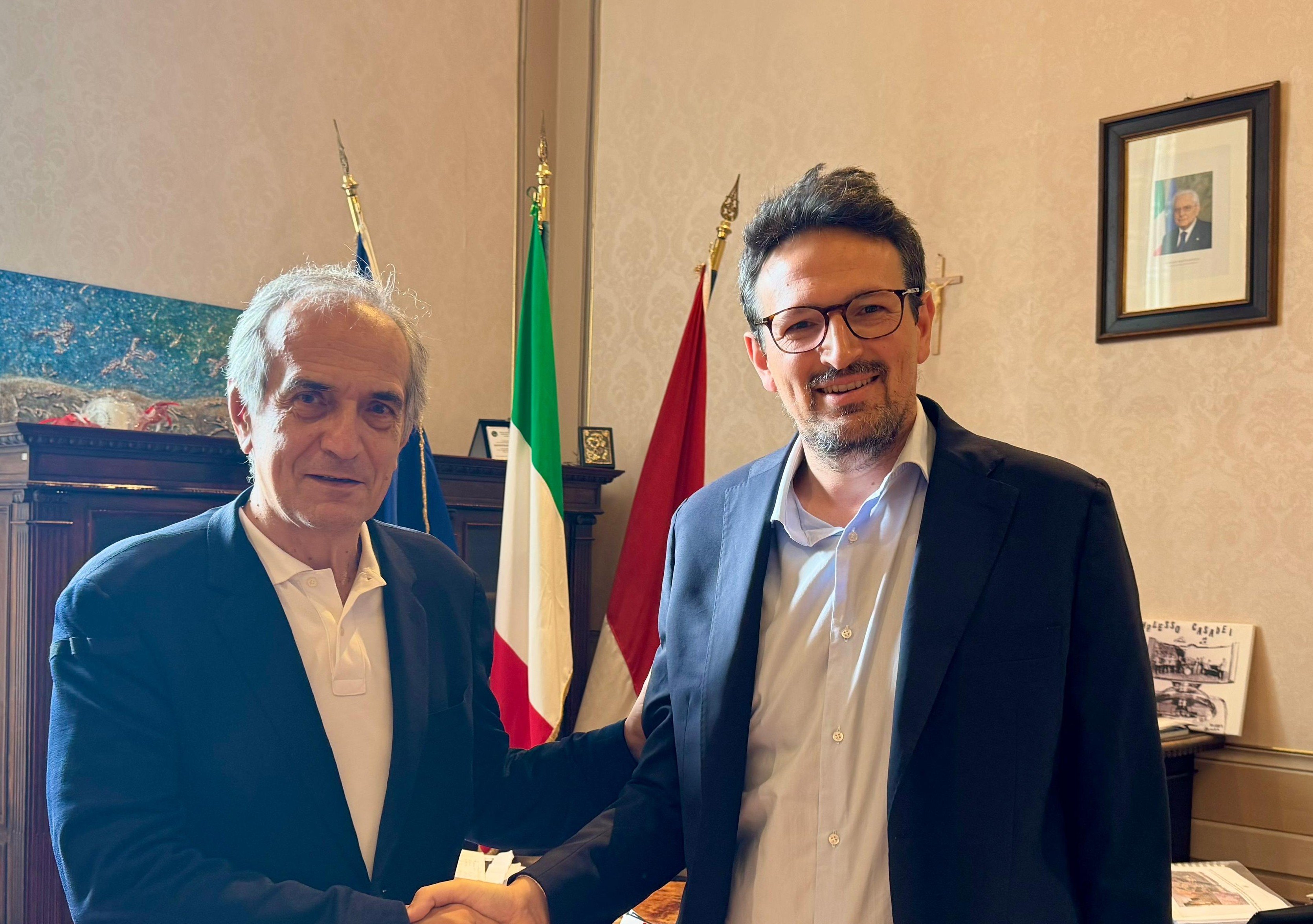 img of Incontro tra i sindaci di Forlì Gian Luca Zattini e Ravenna Alessandro Barattoni