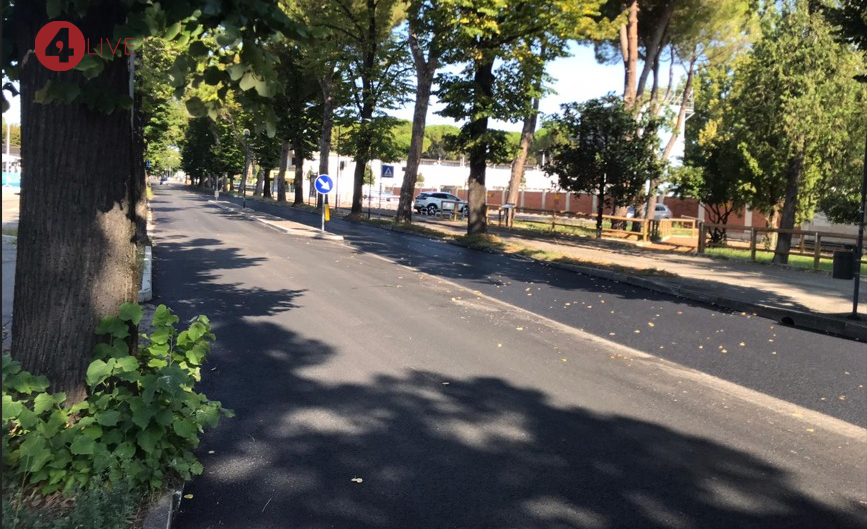 Rifatto l’asfalto di Viale Roma ora il cantiere si sposta in Viale Risorgimento