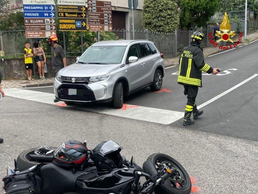 incidente auto e moto