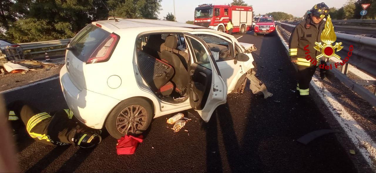 Vigili del Fuoco di Forlì impegnati in 4 incidenti in poche ore