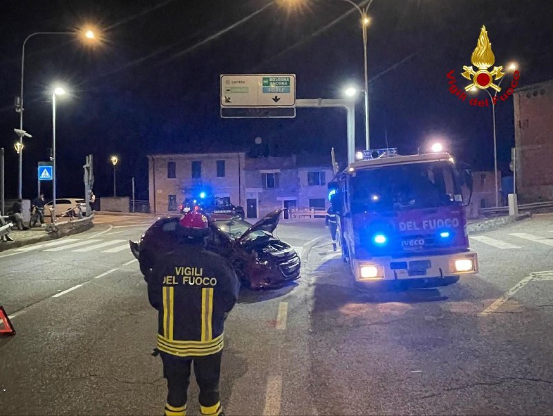 incidente stradale a Cusercoli