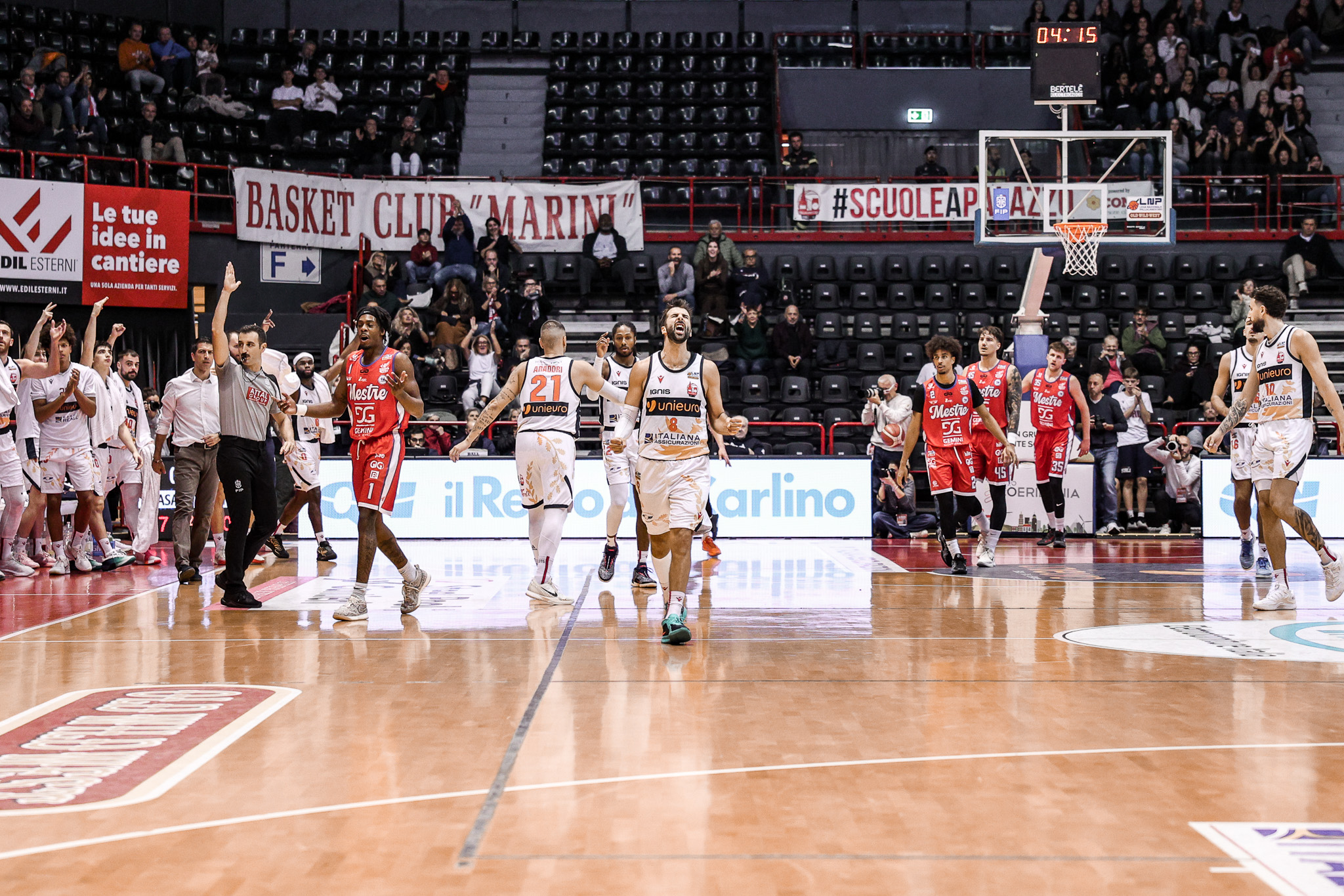 Tanta fatica e spavento ma il risultato è positivo, seconda vittoria consecutiva per l’Unieuro