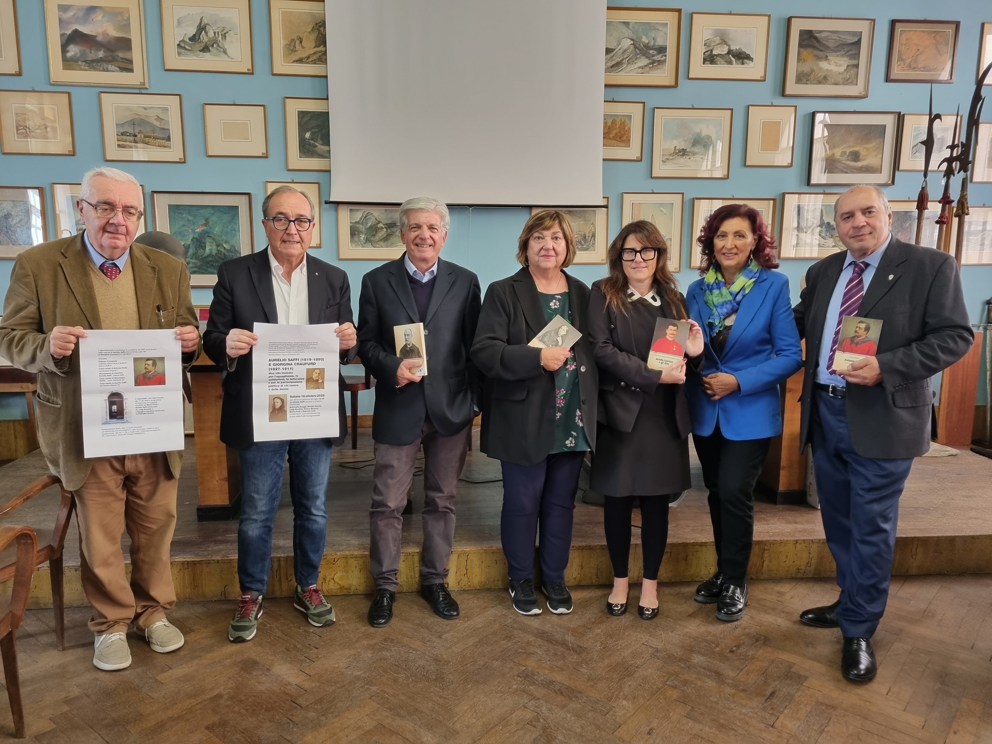 Storici e operatori culturali uniti per Aurelio Saffi e Giorgina Craufurd