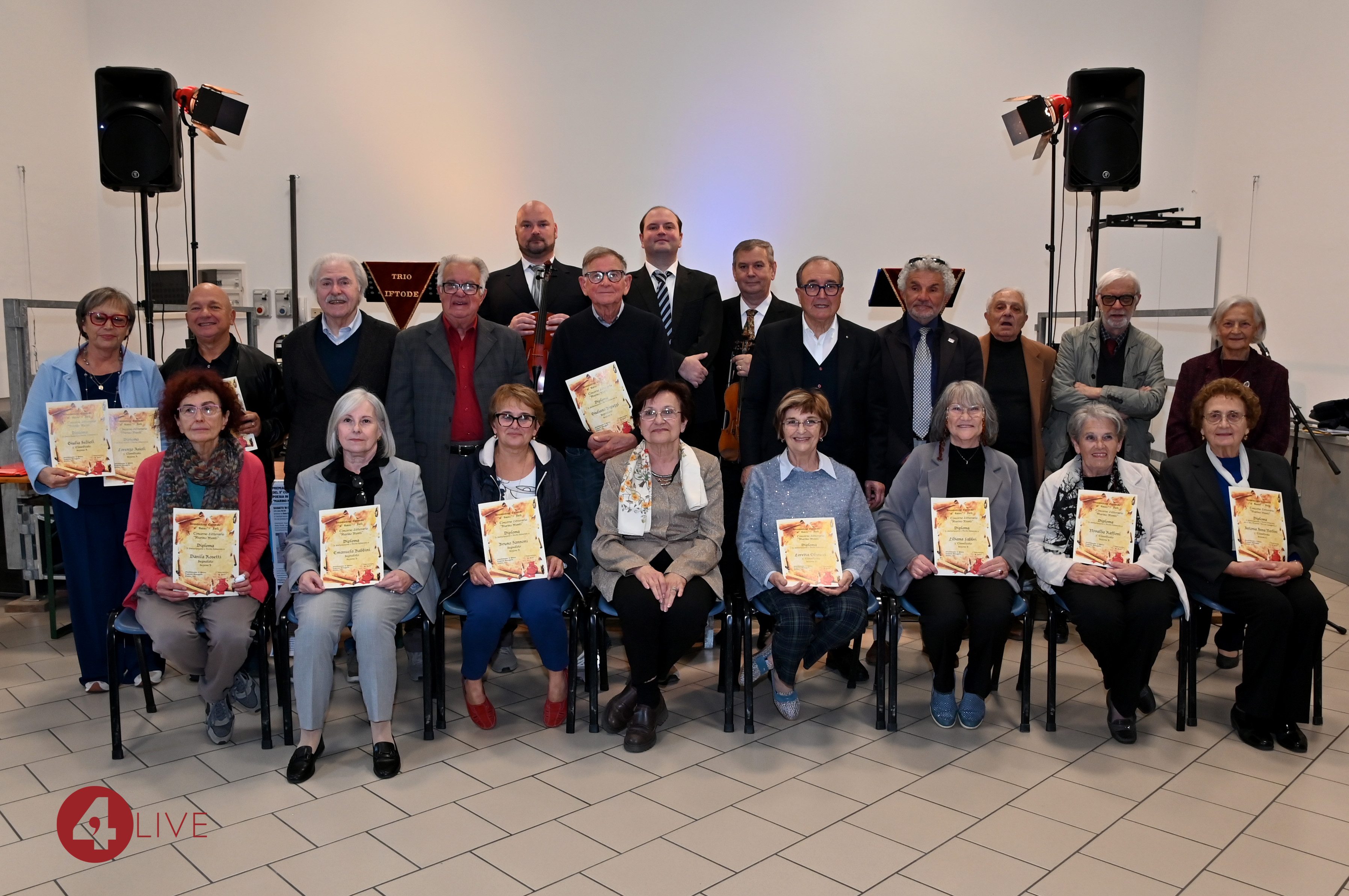 I vincitori del terzo concorso di poesia in dialetto dedicato a Marino Monti