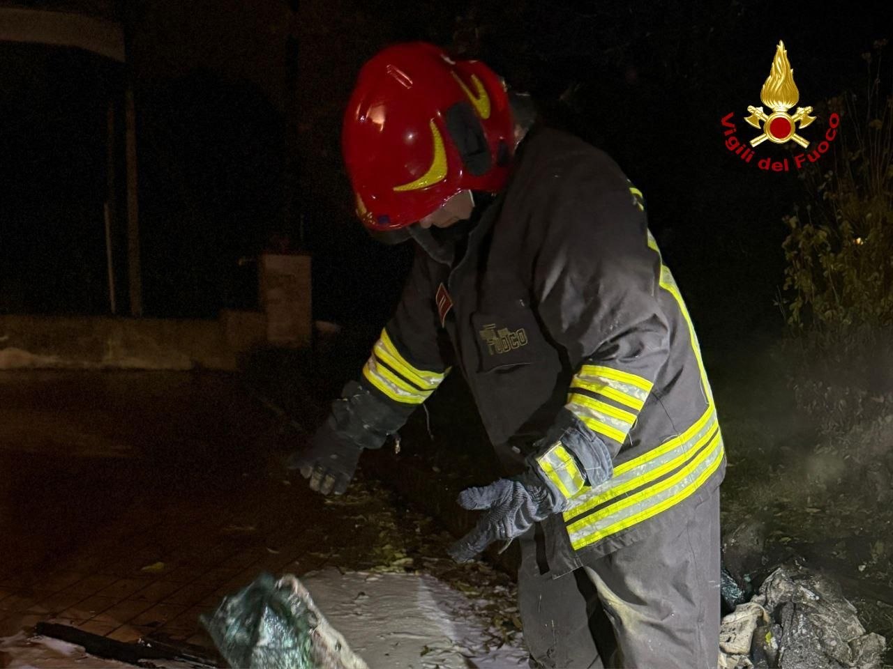 A fuoco un appartamento nel Quartiere Romiti