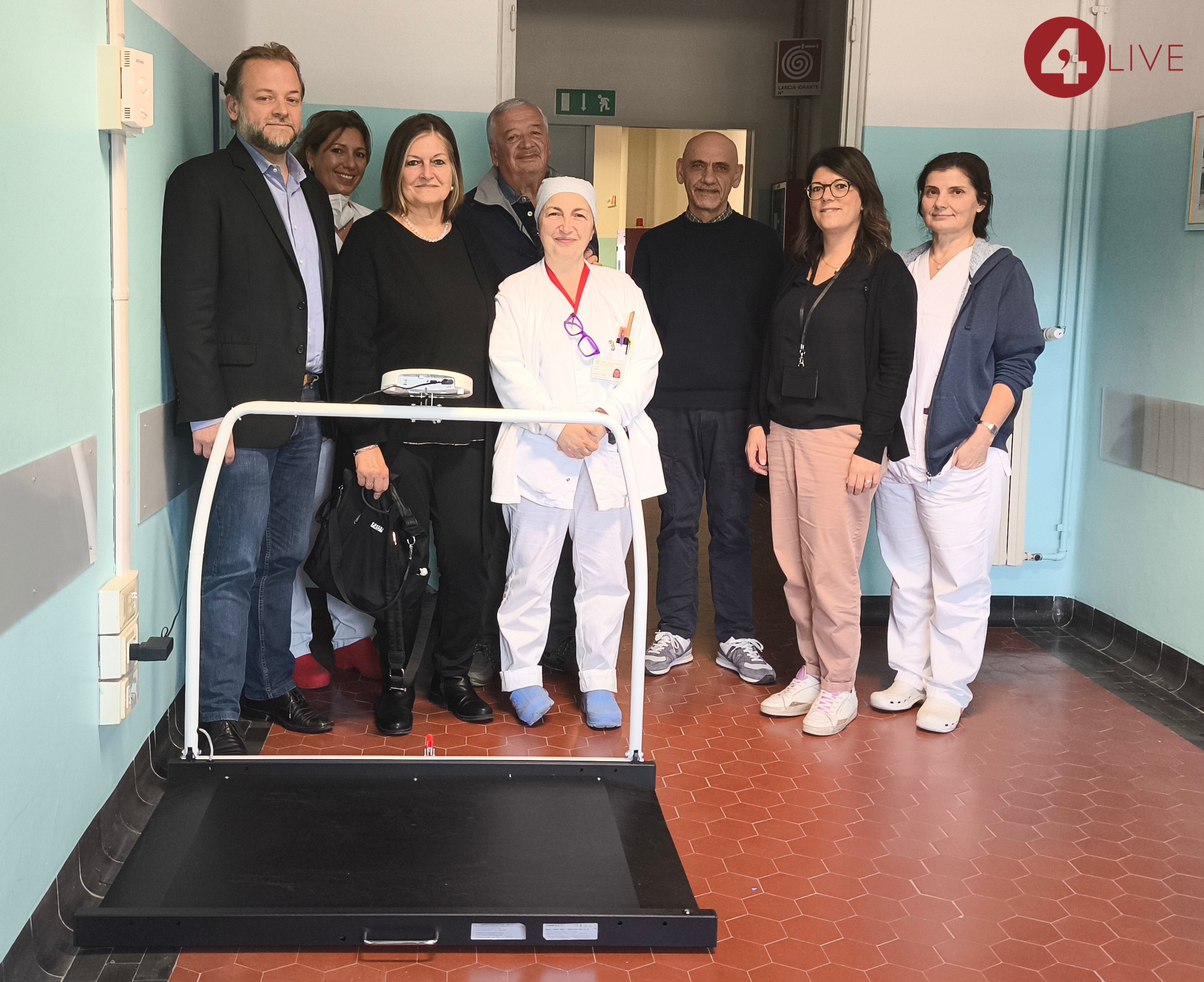 Nuova bilancia pesapersone alla Geriatria dell’Ospedale di Forlì