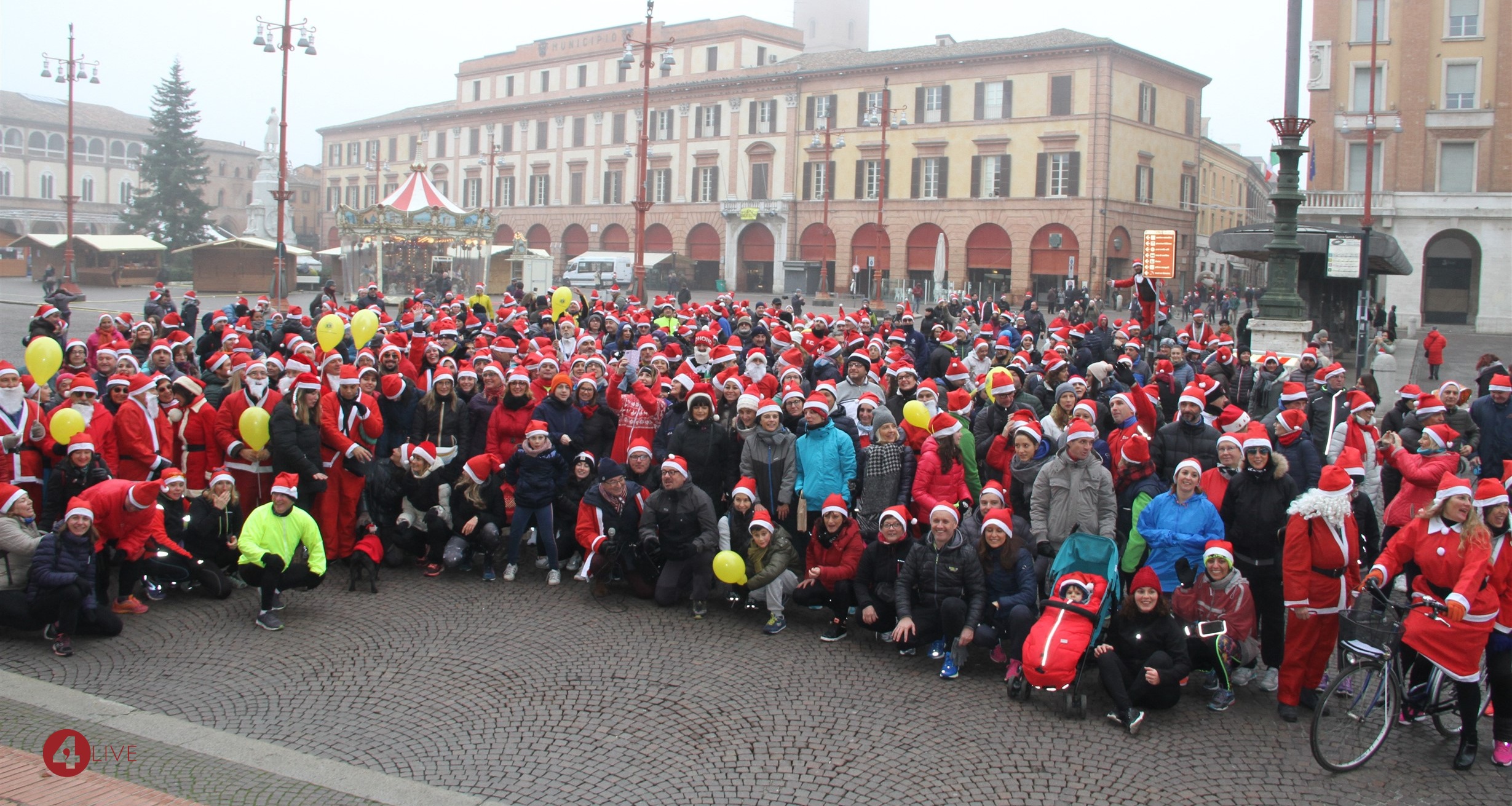 La Camminata dei Babbo Natale, IX edizione