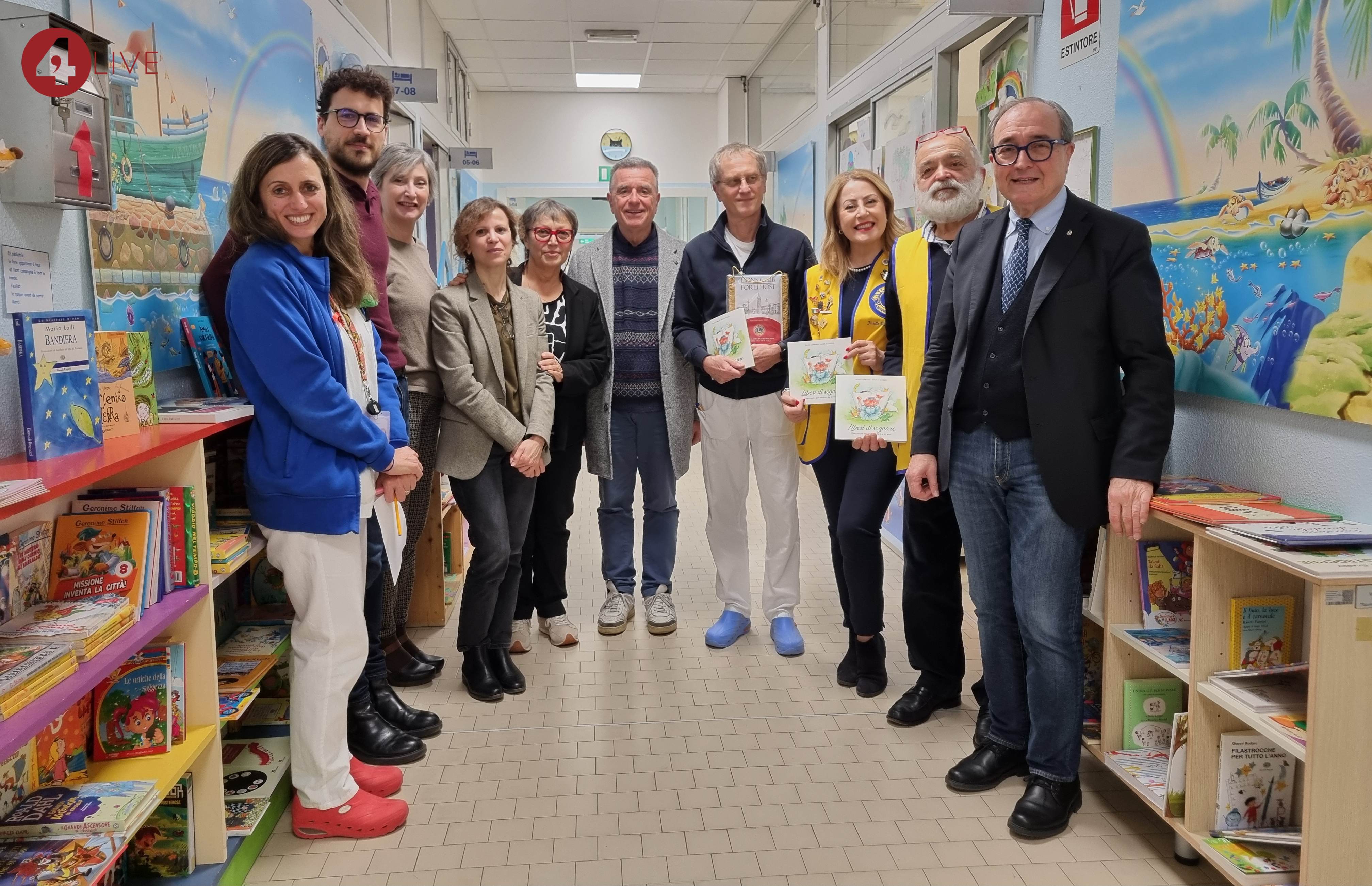 Sostegno del Lions Club Forlì Host alla Pediatria di Forlì