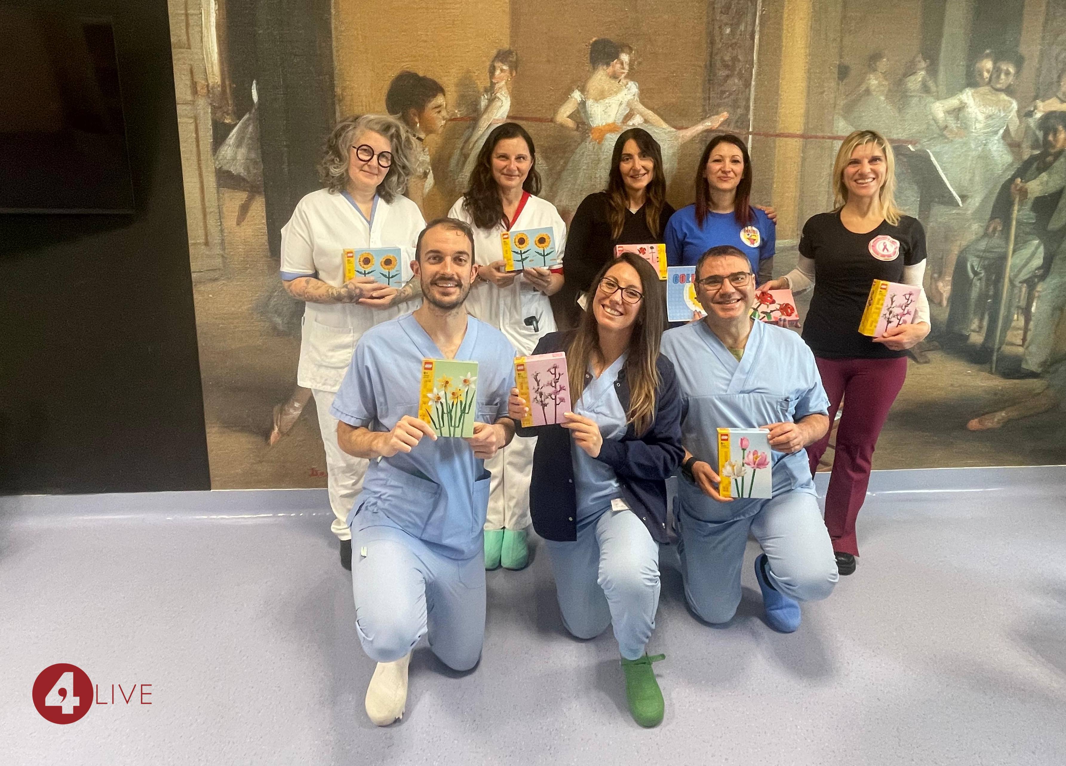 “Un fiore per le donne” donazione di Collego alla Chirurgia Senologica