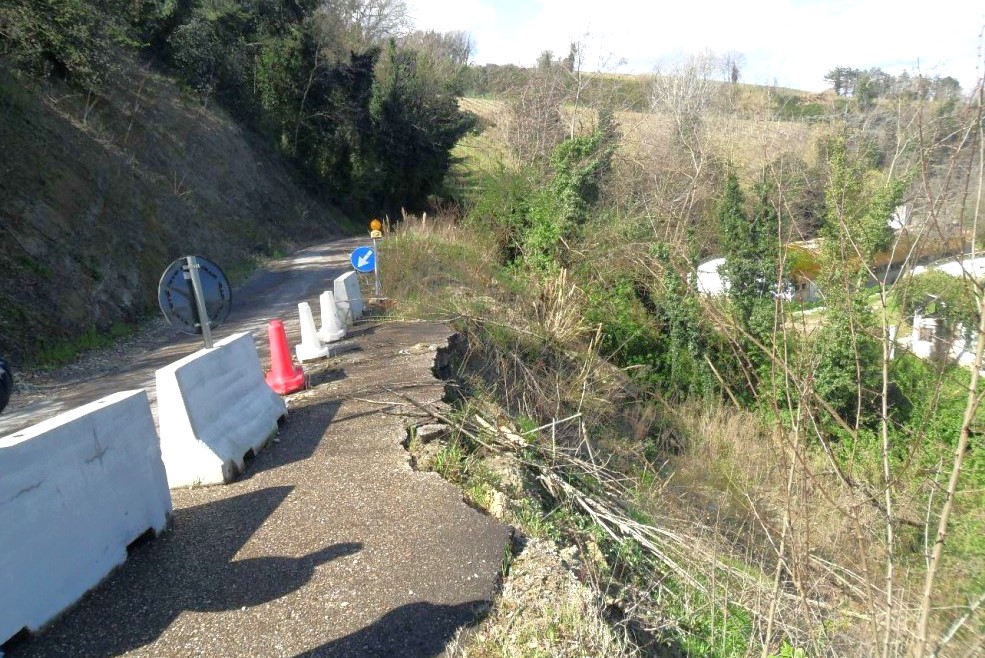 Ripristino della SP54 “Baccanello”: inizio dei lavori di sistemazione
