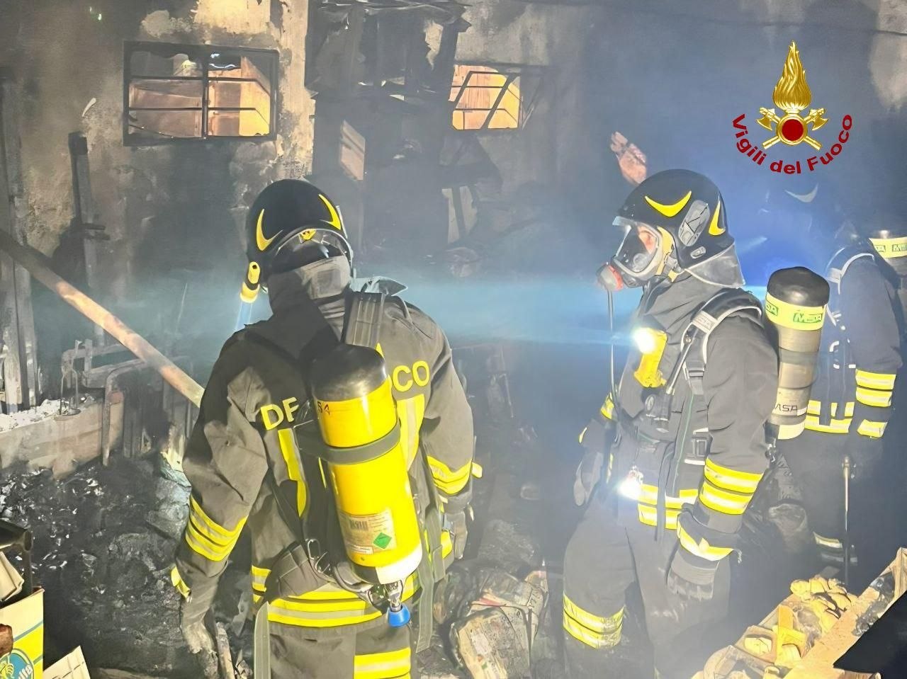 Incendio in capanno agricolo a Bertinoro