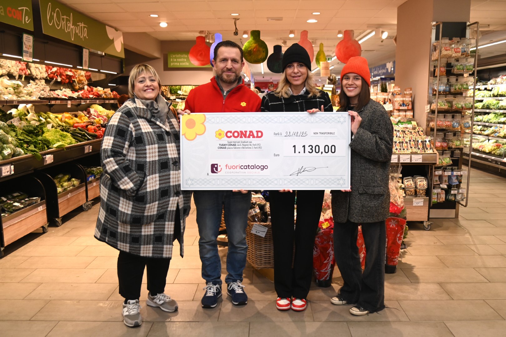 I Conad Stadium e Regnoli sostengono la coop Fuori Catalogo