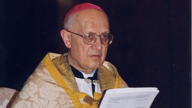 Cordoglio del sindaco per la scomparsa di Monsignor Vincenzo Zarri