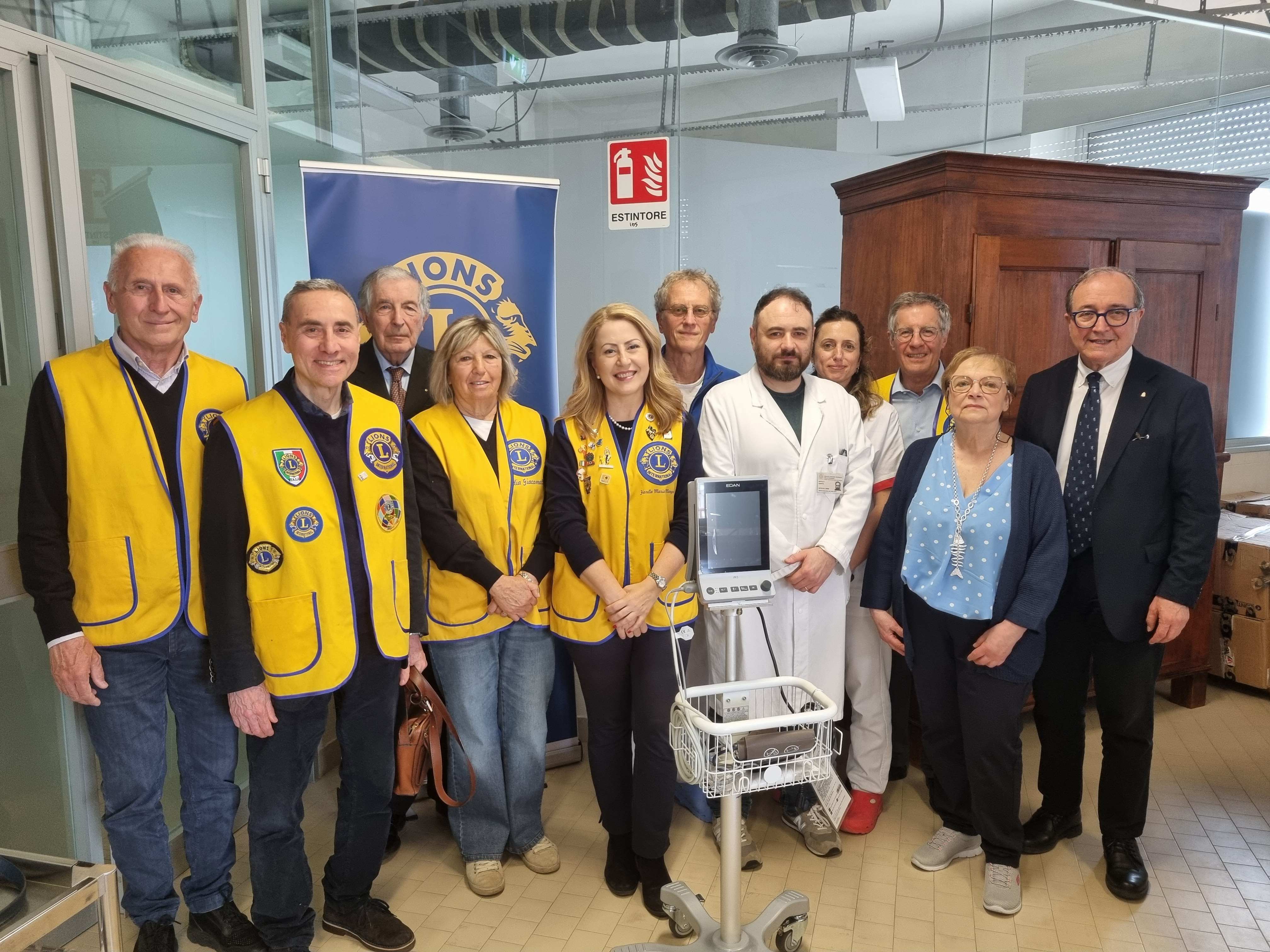 Lions Club Forlì Host dona un monitor multiparametrico alla Pediatria dell’ospedale di Forlì