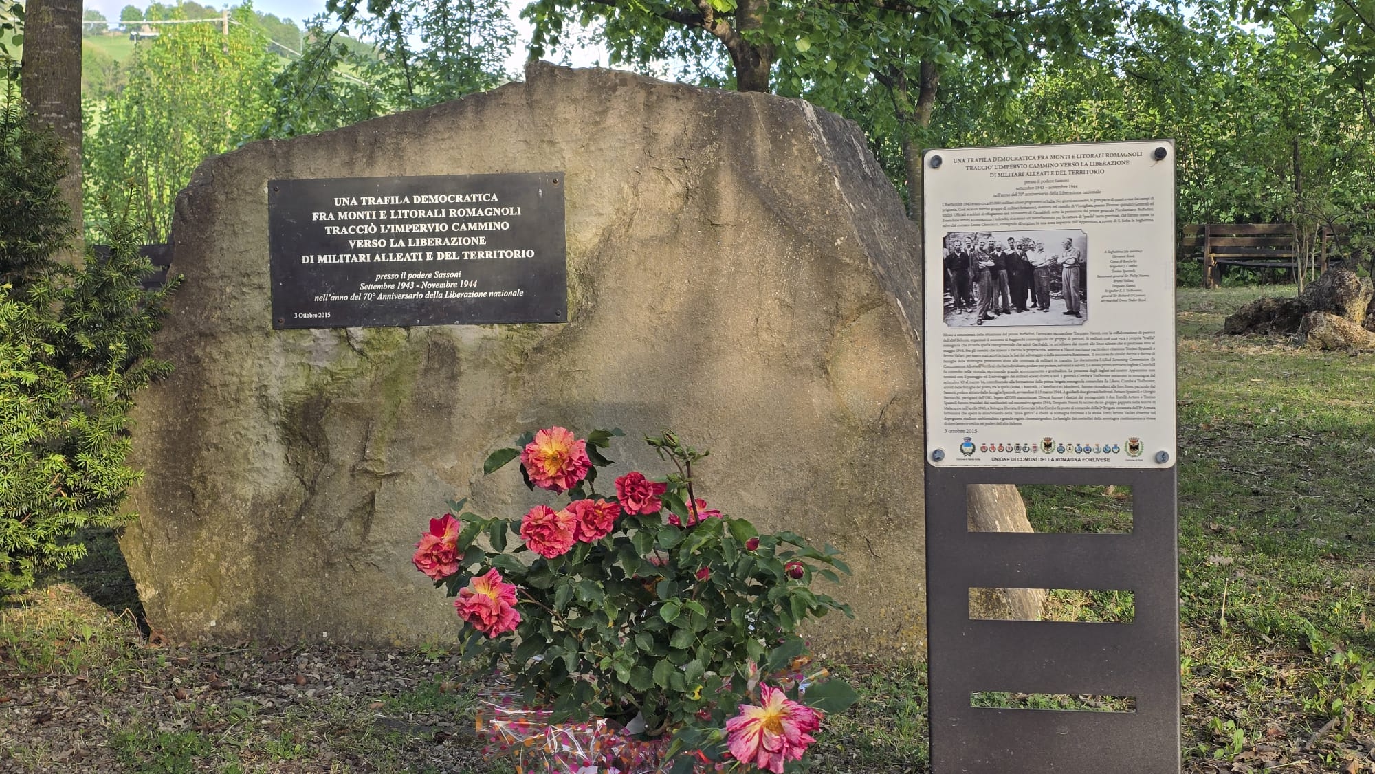 Ricordato a Santa Sofia il salvataggio di soldati alleati e di generali inglesi