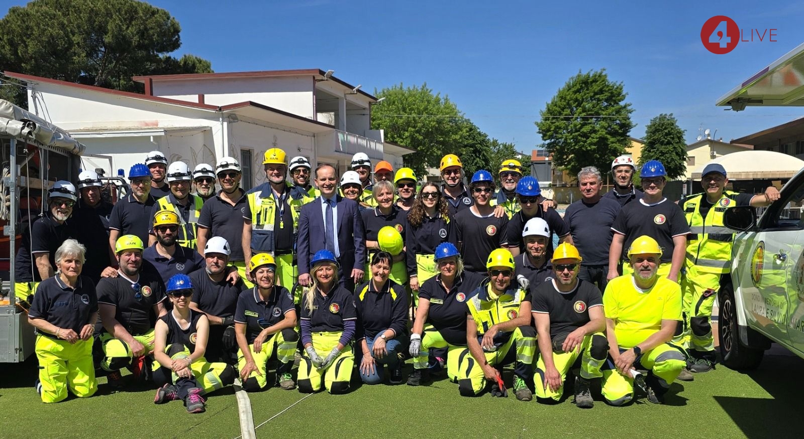 La Protezione Civile in campo per un’esercitazione su emergenza idraulica