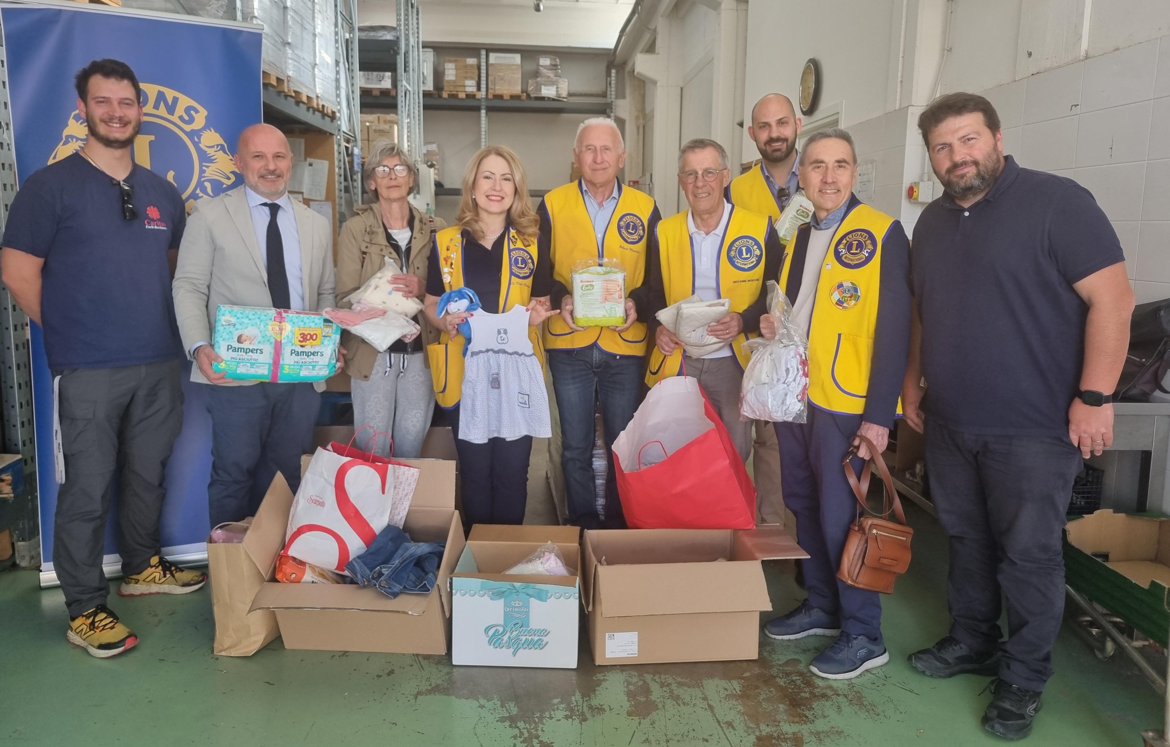 Consegnati all’Emporio della Solidarietà beni essenziali per neonati