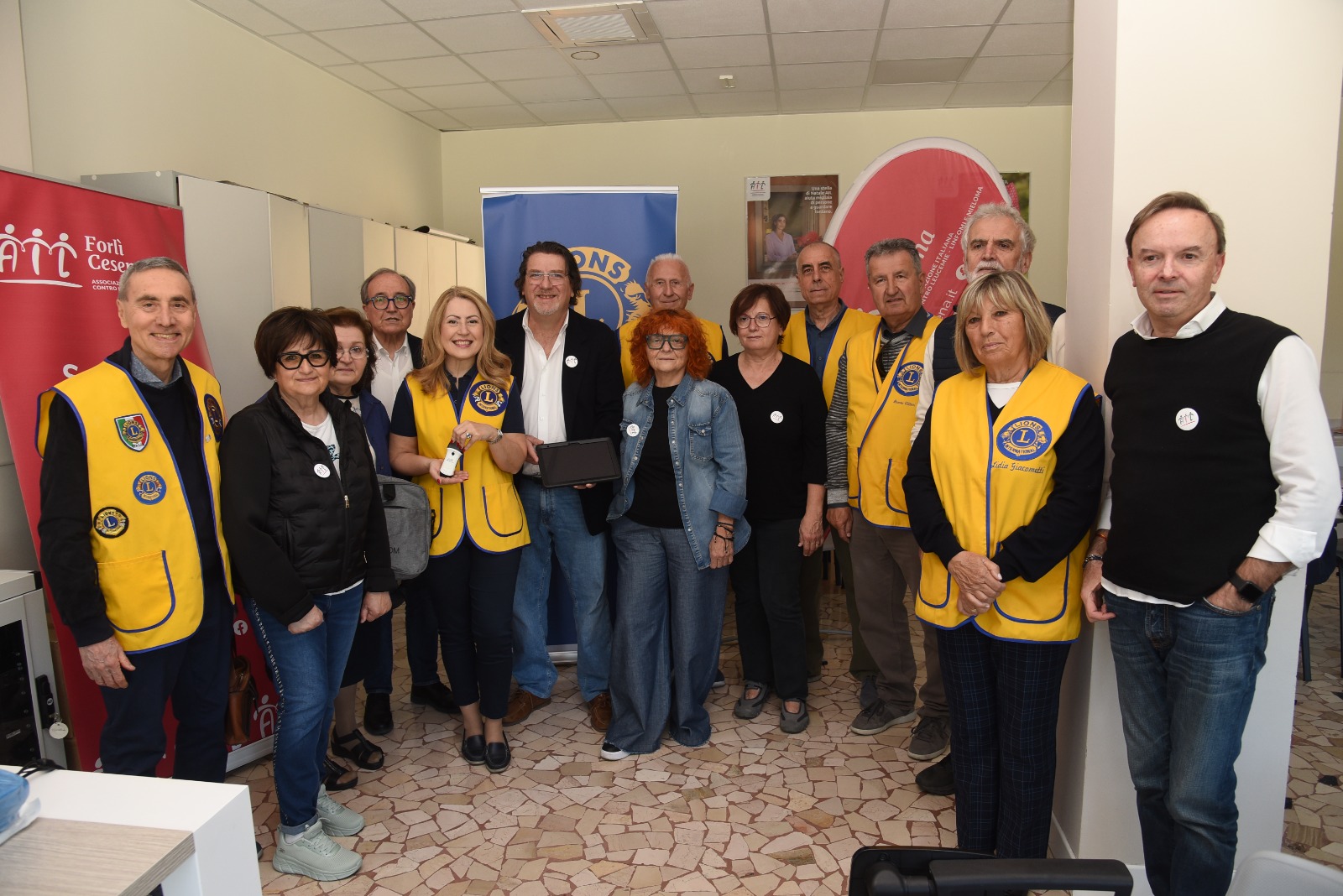 Il Lions Club Forlì Host potenzia l’assistenza domiciliare dell’Ail FC