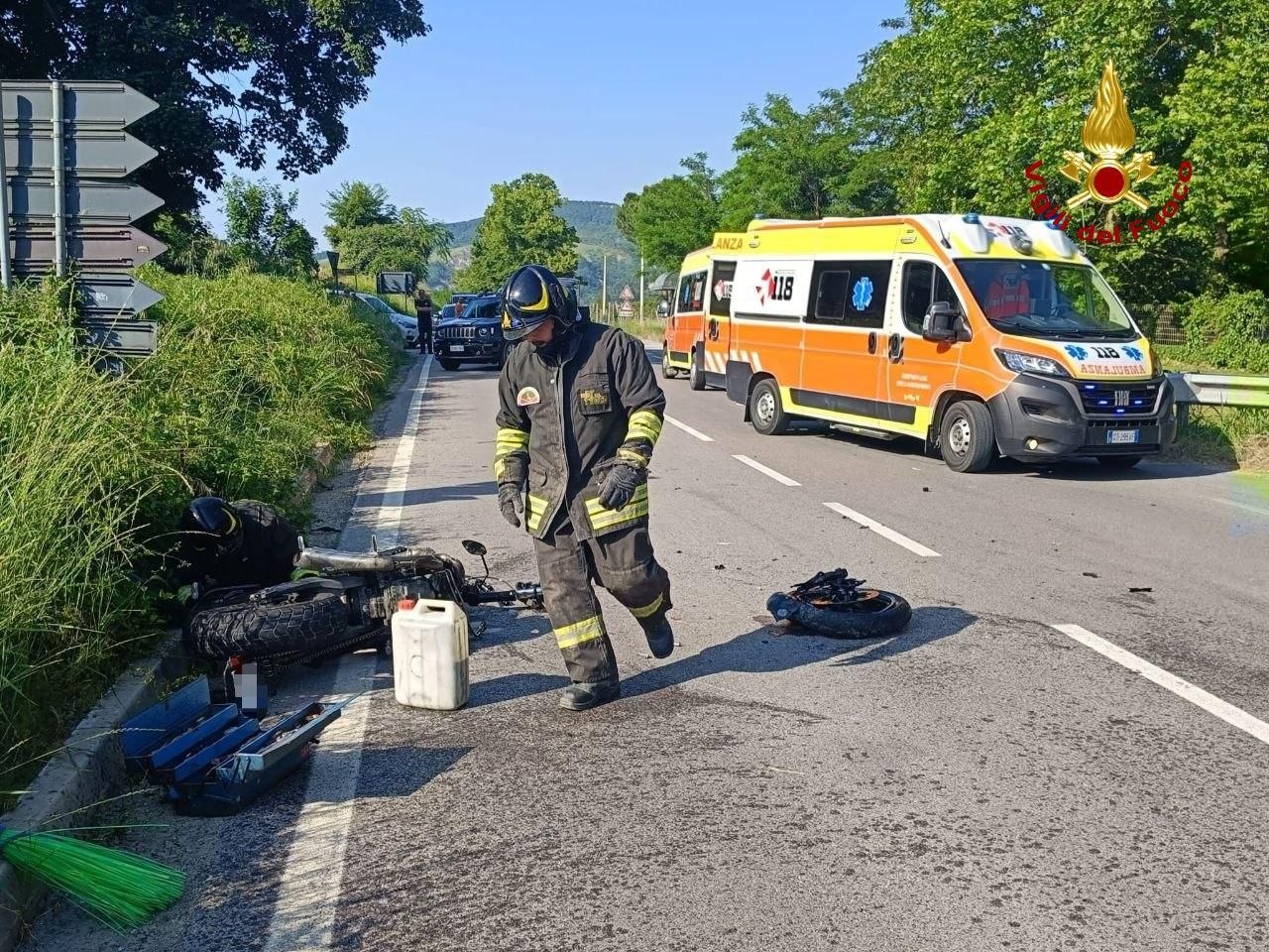 Incidente mortale a Modigliana tra auto e moto