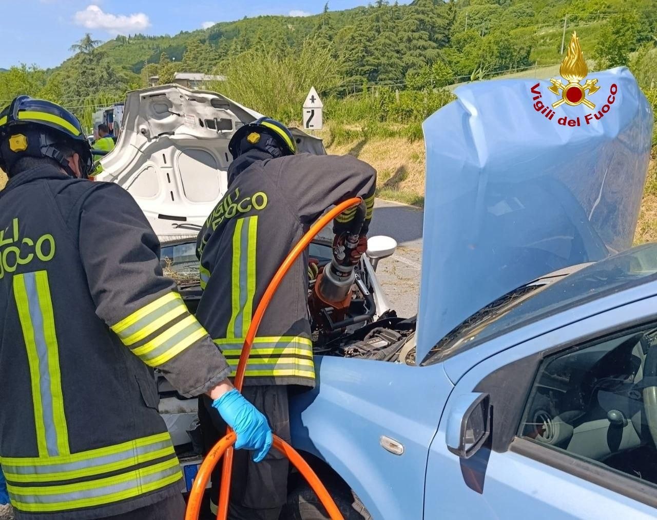 Incidente stradale a Dovadola, tre persone ferite