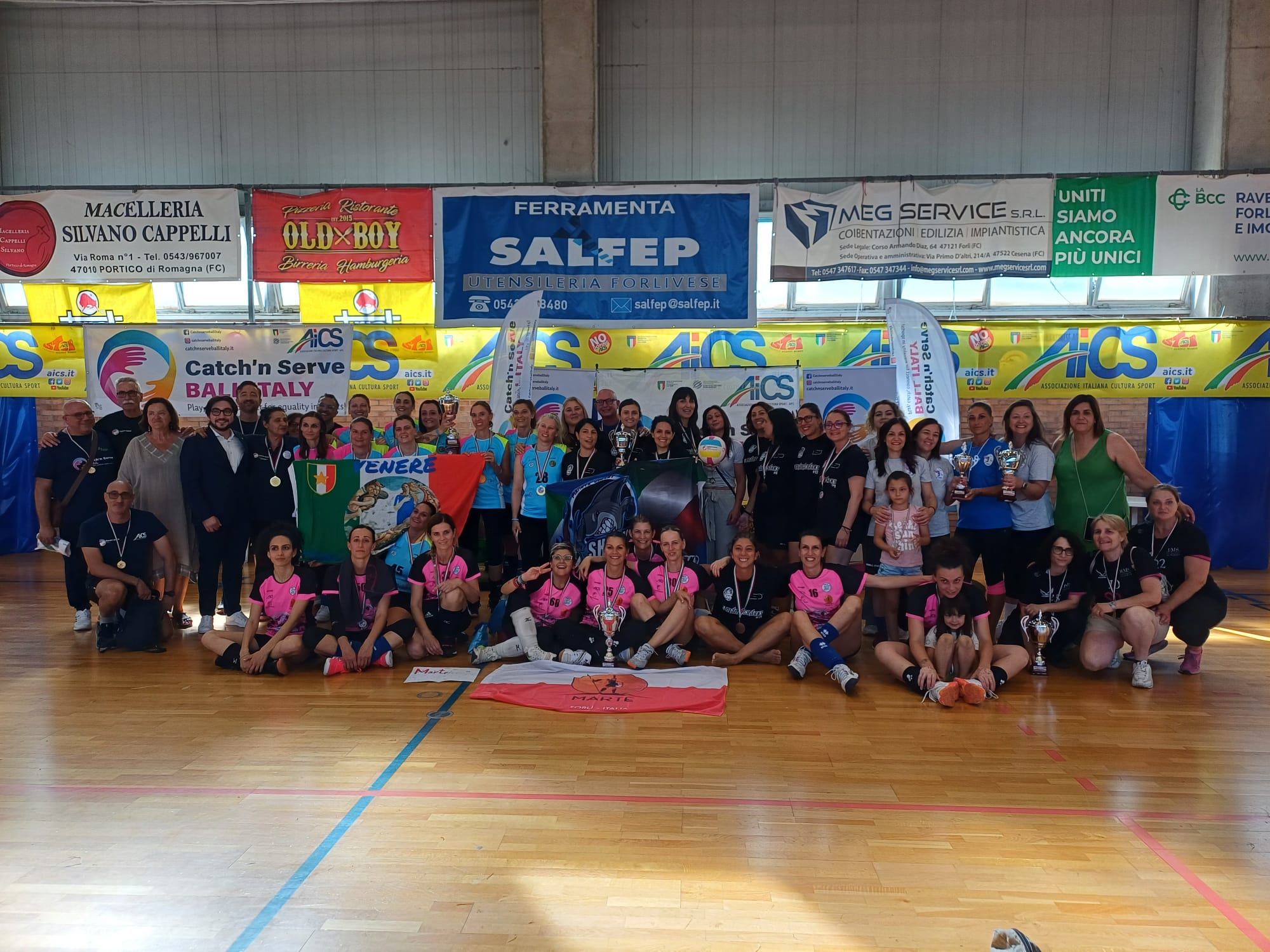 Catch’n serve ball, la prima storica Coppa Italia parla forlivese