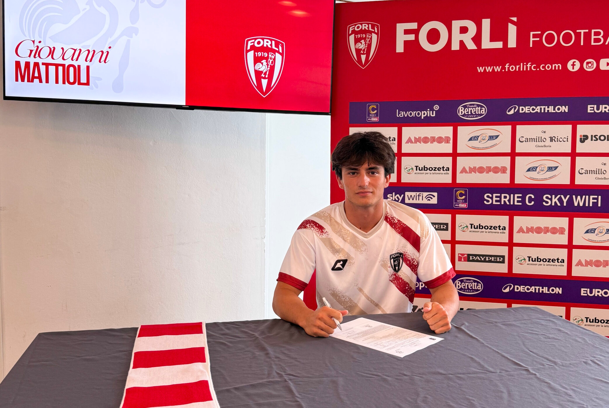 Il Forlì punta sui giovani: ufficiale l’ingaggio del centrocampista Mattioli