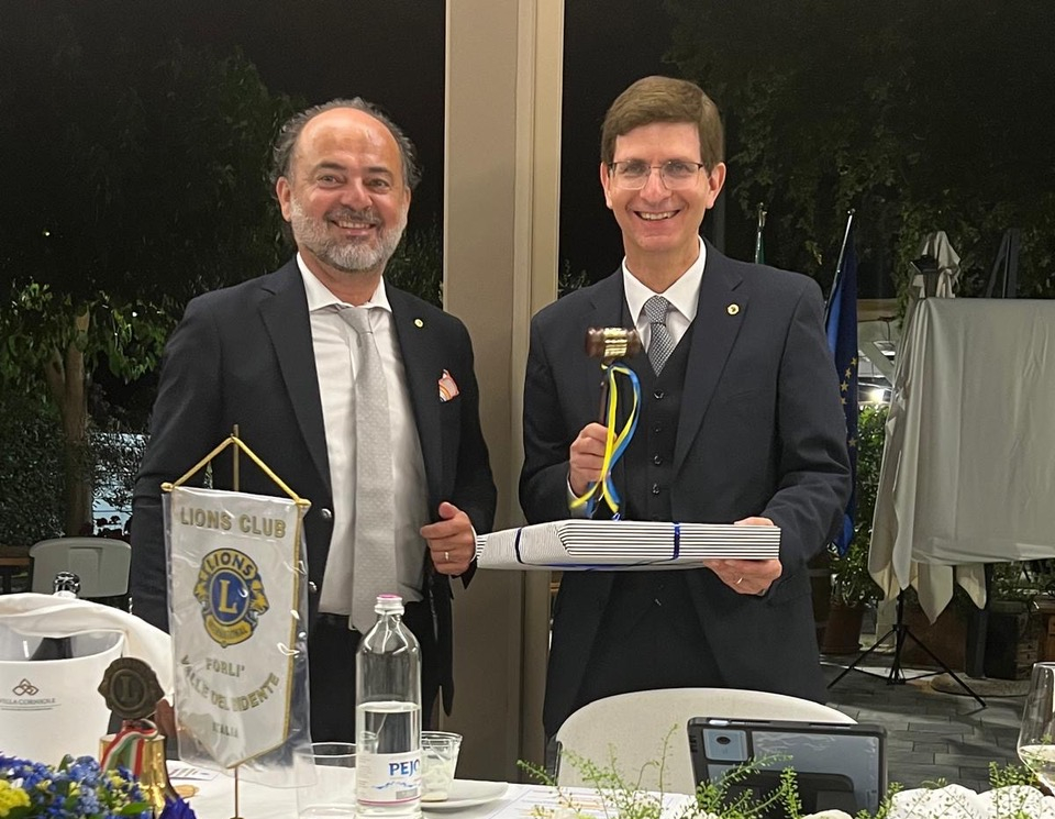 Lions Club Forlì Valle del Bidente: Massimo Sanzani è il nuovo presidente