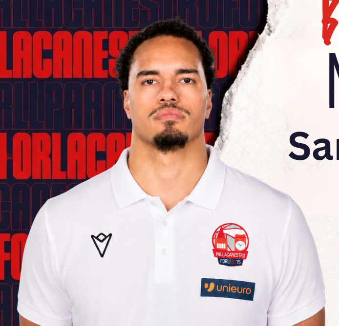 Forlì rinforza il reparto lunghi: ora è ufficiale l’arrivo di Marcus Santos-Silva