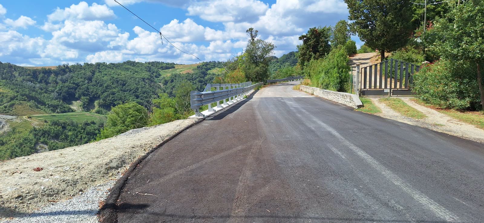 Strada Marsignano, terminato l’intervento di consolidamento del versante