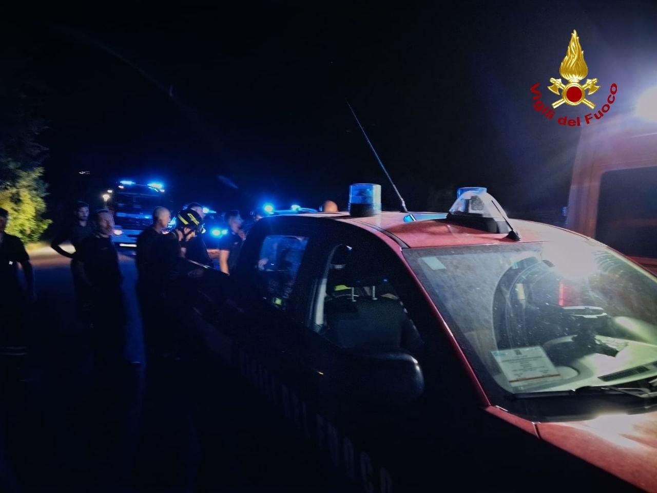 Cade in un fosso: salvato dai Vigili del Fuoco dopo la segnalazione di scomparsa