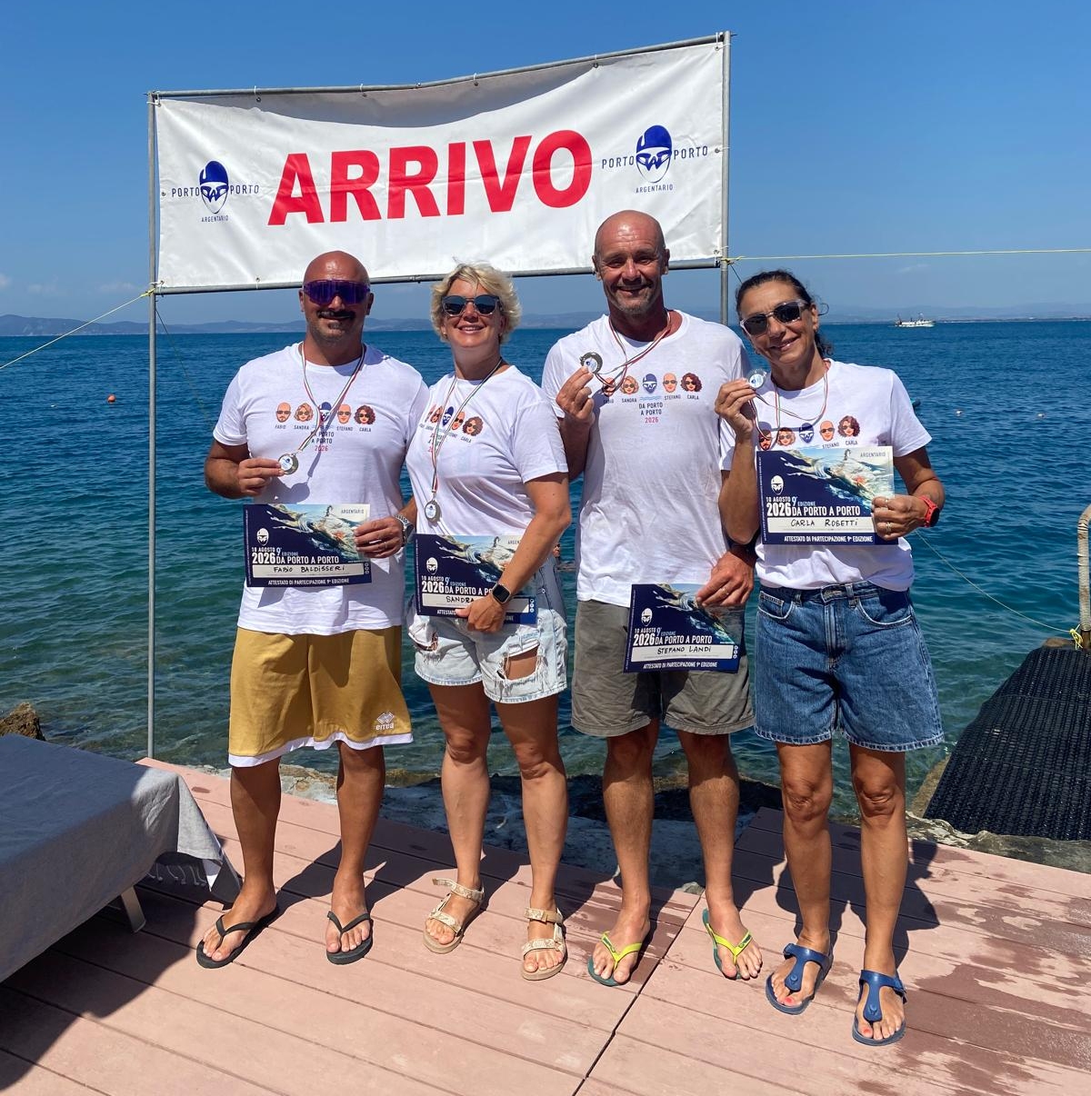 Da Porto a Porto, lo sport incontra la solidarietà: terzo posto per i nuotatori forlivesi