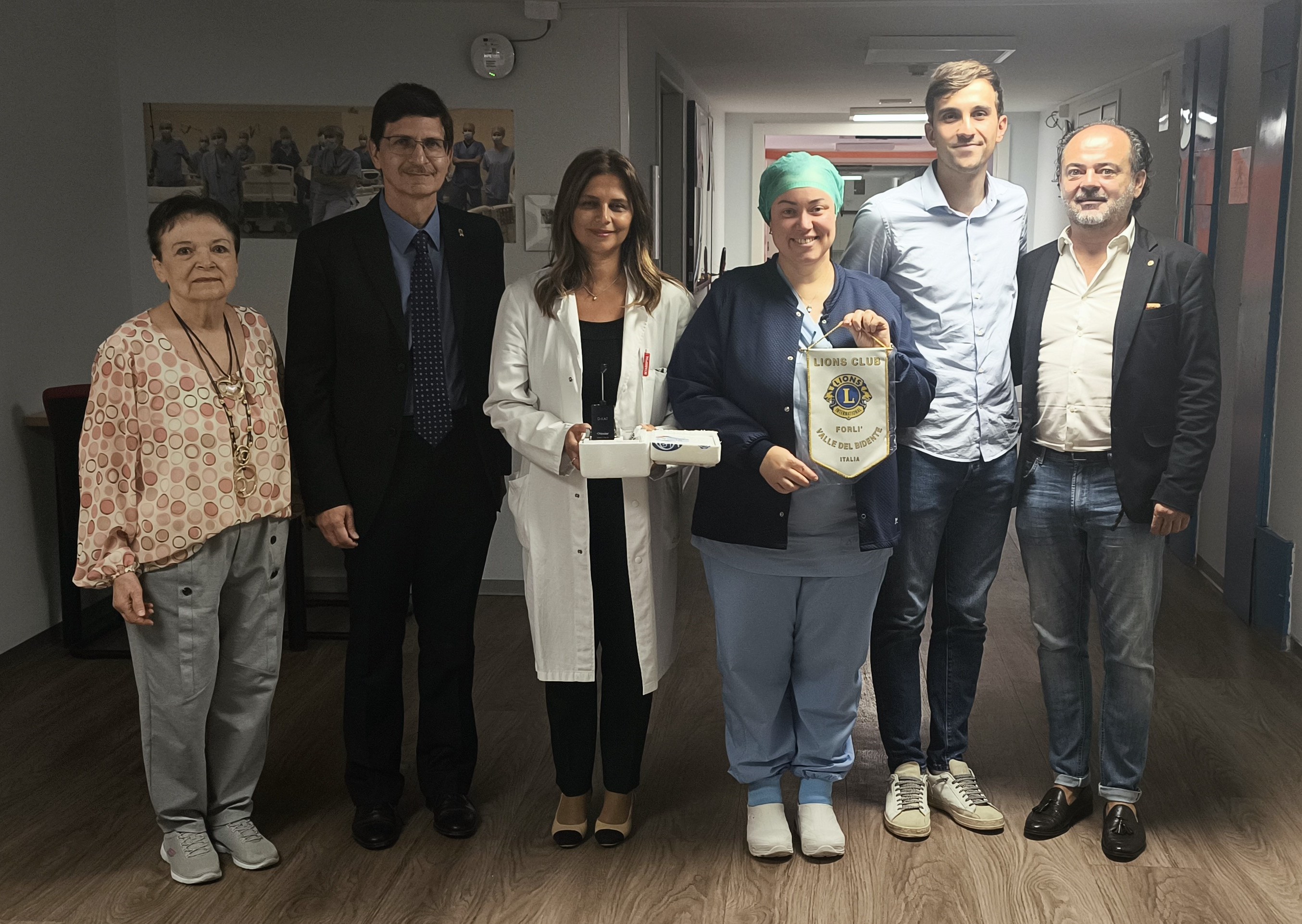 Tutela della vista e vicinanza al territorio: il Lions Club dona un apparecchio all’Oculistica di Forlì