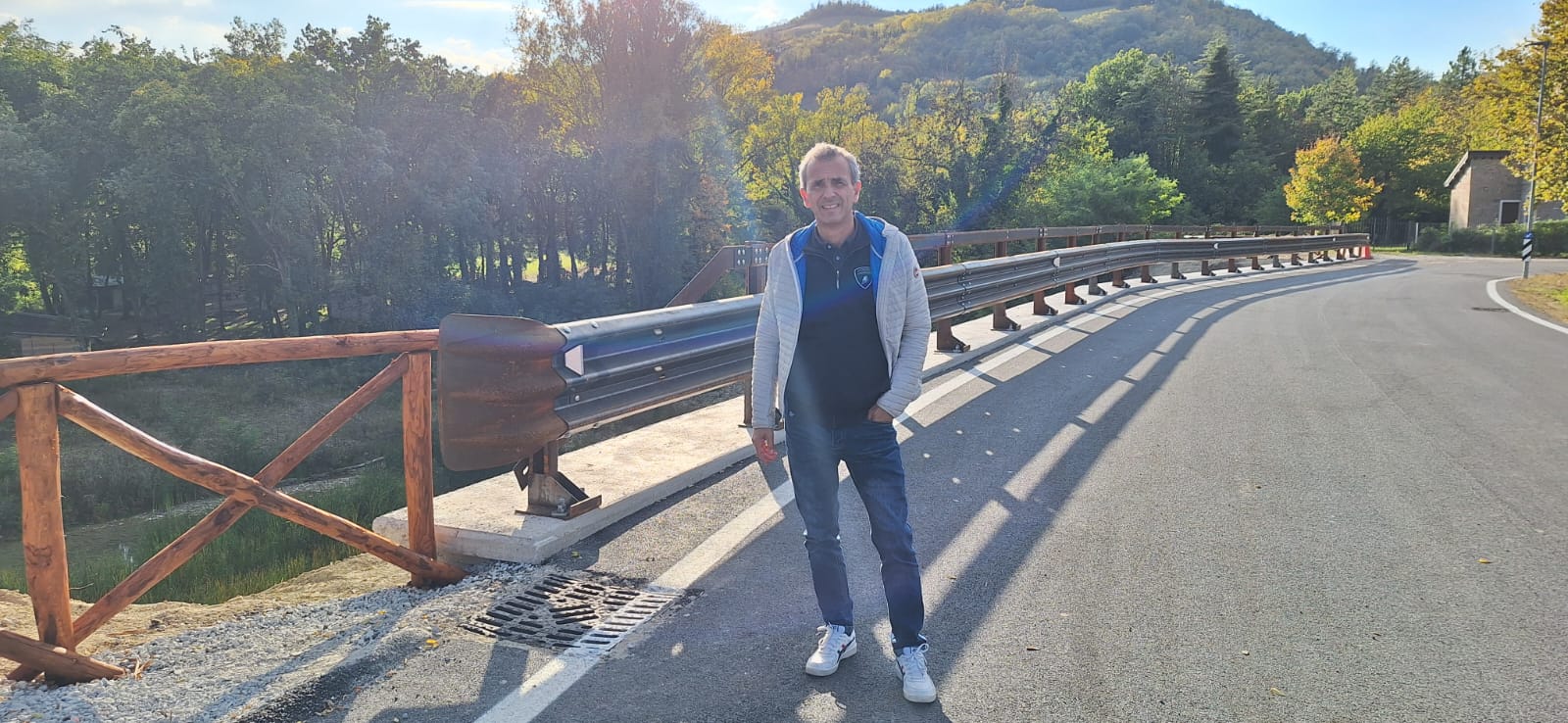 Predappio, strada di San Demetrio messa in sicurezza dopo le frane dell’alluvione