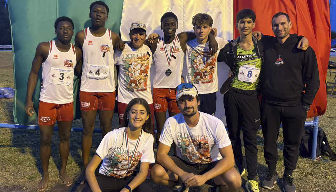 Libertas Atletica Forlì vicecampione d’Italia nel decathlon: argento nazionale a Casalmaggiore