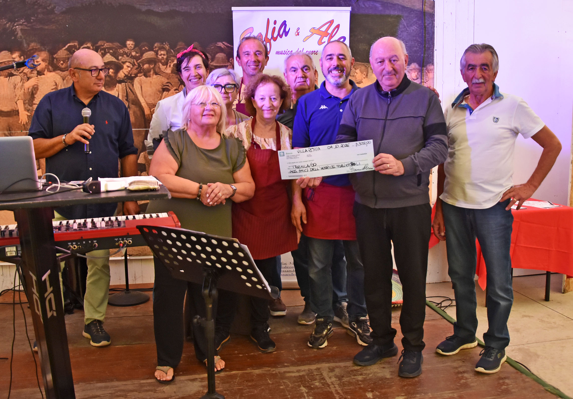 Villa Rotta in festa per la solidarietà: raccolti 3.000 euro per gli Amici dell’Hospice